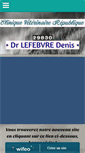 Mobile Screenshot of cliniqueveterinairerepublique.com